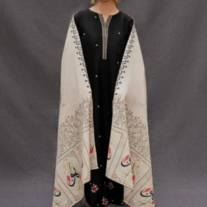 3 Pcs Women’s Unstitched Embroidered Suit