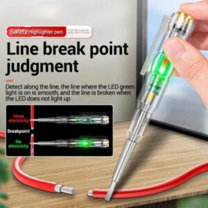 Led Tester Voltmeter Power Detector Electrical Screwdriver Indicator