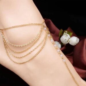 Beautiful Anklet, Golden