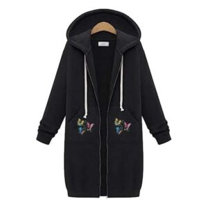 Women’s Extra-Long Zipper Hoodie