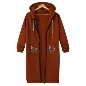 Women’s Extra-Long Zipper Hoodie