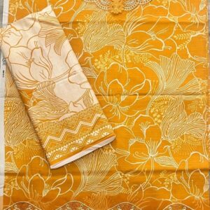 3 Pcs Women’s Unstitched Printed Suit