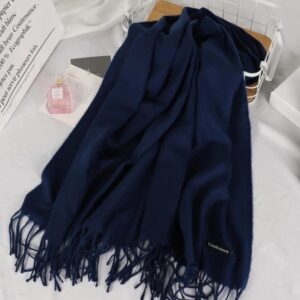 1 Pc Women’s Woolen Plain Shawl