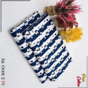 2 Pcs Women’s Unstitched Printed Suit