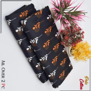 2 Pcs Women’s Unstitched Printed Suit