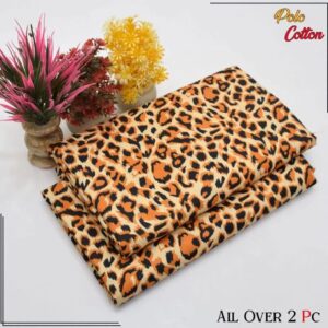 2 Pcs Women’s Unstitched Printed Suit