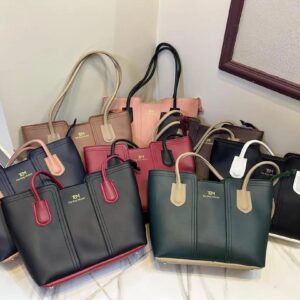 Women’s PU Leather Plain Shoulder Bag