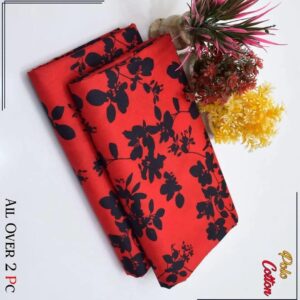 2 Pcs Women’s Unstitched Printed Suit