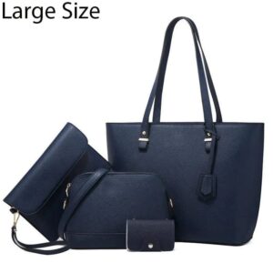 Women’s PU Leather Plain Shoulder Bag