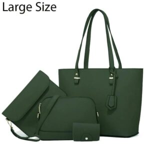 Women’s PU Leather Plain Shoulder Bag