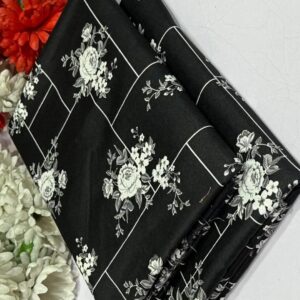 2 Pcs Women’s Unstitched Printed Suit