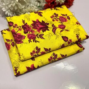 2 Pcs Women’s Unstitched Printed Suit