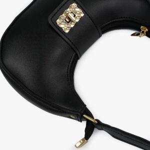 Girl’s Pu leather plain Shoulder Bag Moon Shap Bag