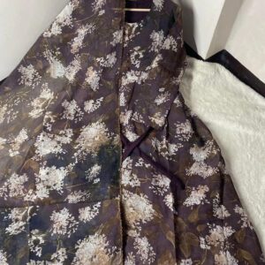 Stunning 2 Pcs Women’s Chiffon Maxi Set with Printed Dupatta