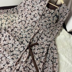 Stylish Women’s Printed Chiffon Maxi with Dupatta – 2 Pcs