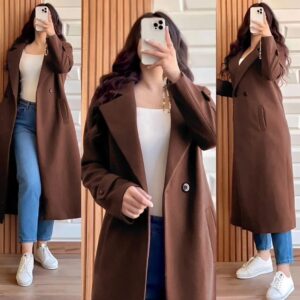 1 Pc Women’s Stitched Fleece Plain Fleece Jacket