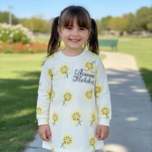 2 Pcs Girl’s New Doll Brand Printed Shirt And Trouser