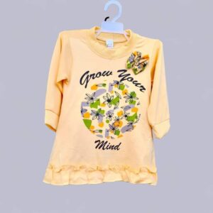 2 Pcs Girl’s New Doll Brand Printed Shirt And Trouser