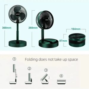 Rechargeable Green Fan