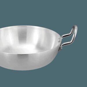 Stainless Steel Wok (Karahi) – Stylish and Easy to Clean Cooking Essential