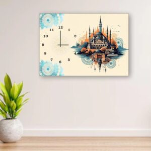 Mosque Design Analogue Wall Clock