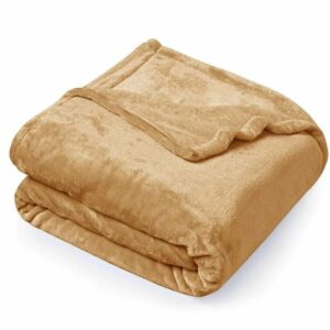 2 Pcs Fleece Plain Single Bedsheet
