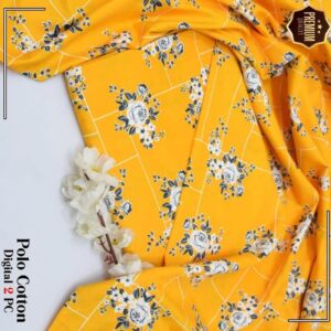 2 Pcs Women’s Unstitched Printed winter Suit
