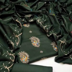 3 Pcs Women’s Unstitched Embroidered Suit