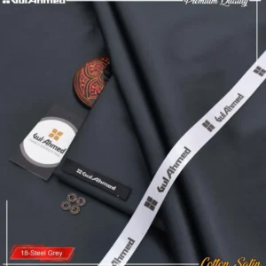 Men’s Unstitched Cotton Sotton Plain Suit