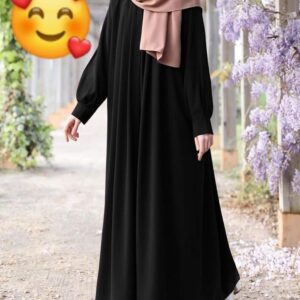 Georgette Plain Maxi Abaya