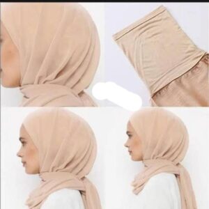 1 Pc Georgette Plain Single Loop Hijab