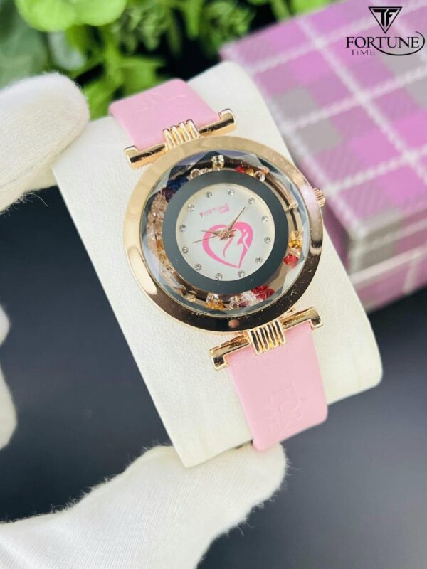 Chic Women's Pink Analogue Watch - 1 Pc Quartz Movement, Water Resistant