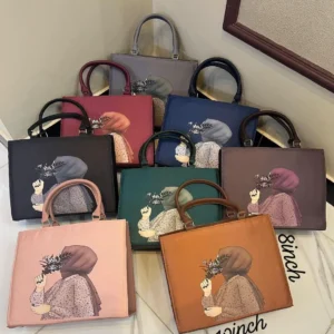 Girl’s Nylon Printed Hand Bag
