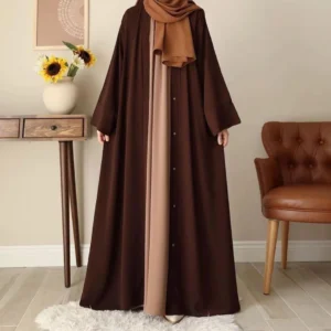 Georgette Plain Classic Abaya