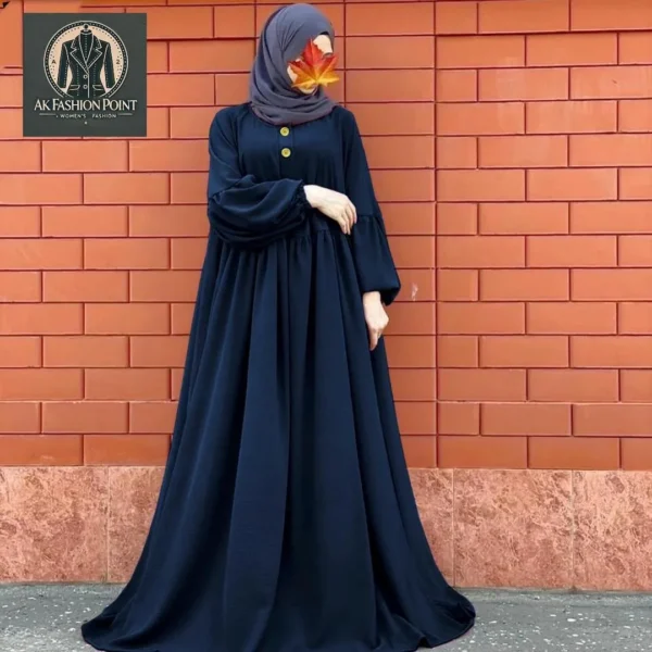 Georgette Plain Classic Abaya