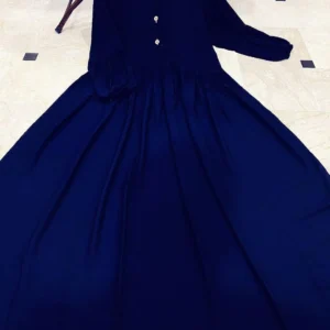 Elegant Georgette Full Abaya – 1 Pc Classic Style