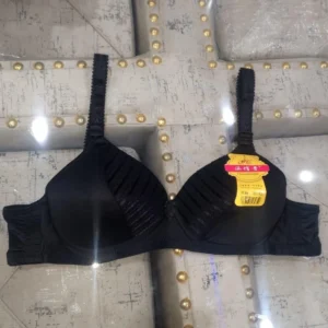 Spandex Plain Padded Bra – Comfortable Everyday Support (Sizes 36-42, Cup B)