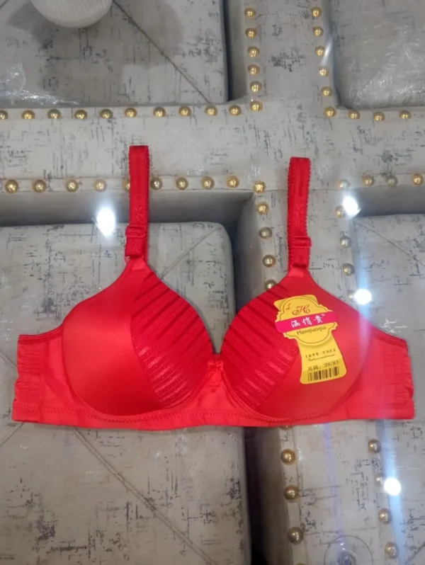 Spandex Plain Padded Bra – Comfortable Everyday Support (Sizes 36-42, Cup B)