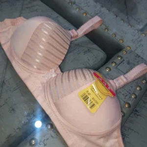 Spandex Plain Padded Bra – Comfortable Everyday Support (Sizes 36-42, Cup B)