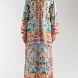 Stylish Printed Shirt and Trouser Set – 2 Pcs
