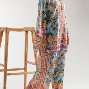 Stylish Printed Shirt and Trouser Set – 2 Pcs