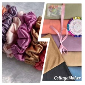 Multicolor Chiffon Georgette Hijab Set – 3 Pcs, Plain Design
