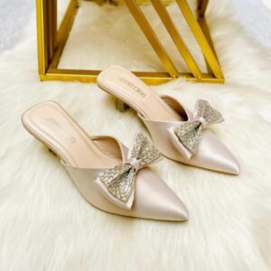 Stylish Women’s Leather Heels – Fancy Design – Available in 6 Sizes