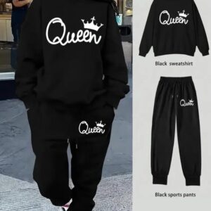 2 Pcs Women’s Stitched Soft and Shining Fleece Plain Tracksuit