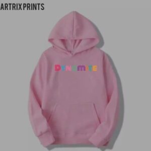 1 Pc Women’s Stitched Fleece Printed Pullover Hoodie