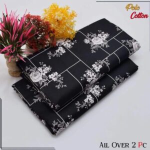 2 Pcs Women’s Unstitched Printed Suit
