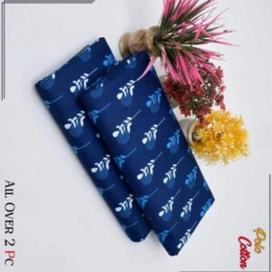 2 Pcs Women’s Unstitched Printed Suit