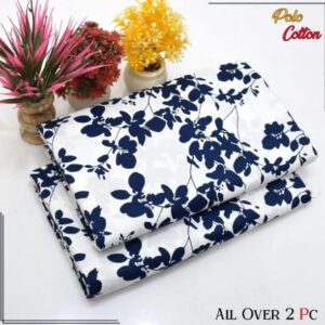 2 Pcs Women’s Unstitched Printed Suit