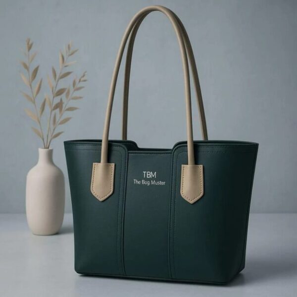 Women's PU Leather Plain Shoulder Bag