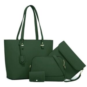 Women’s PU Leather Plain Shoulder Bag